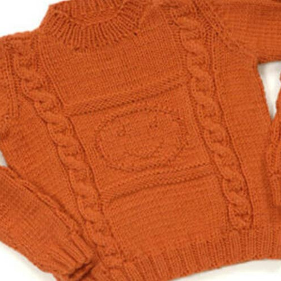 NWT Plymouth Yarn Design 1918 Happy Face Baby Pullover Knitting Pattern - Picture 2 of 2